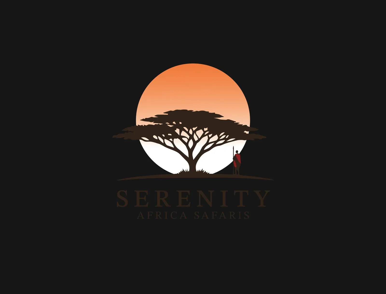 Serenity Africa Safaris brand identity, image 2