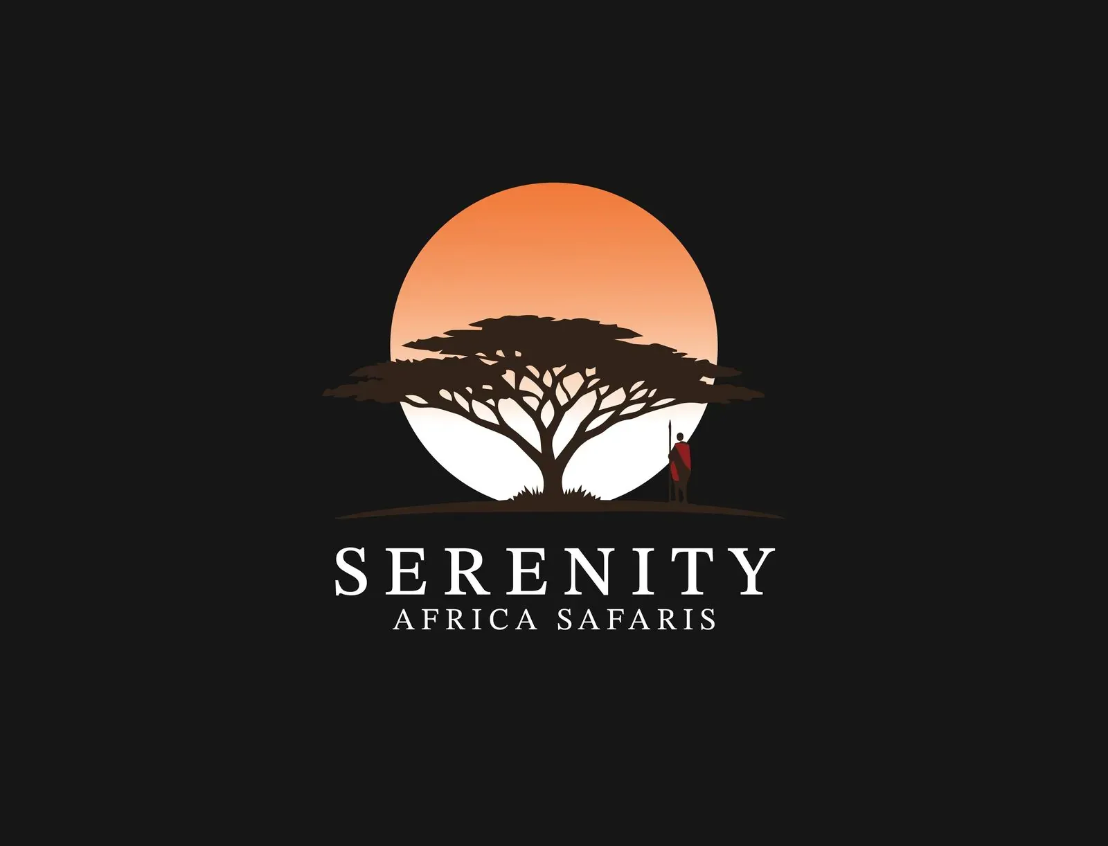 Serenity Africa Safaris brand identity, image 3