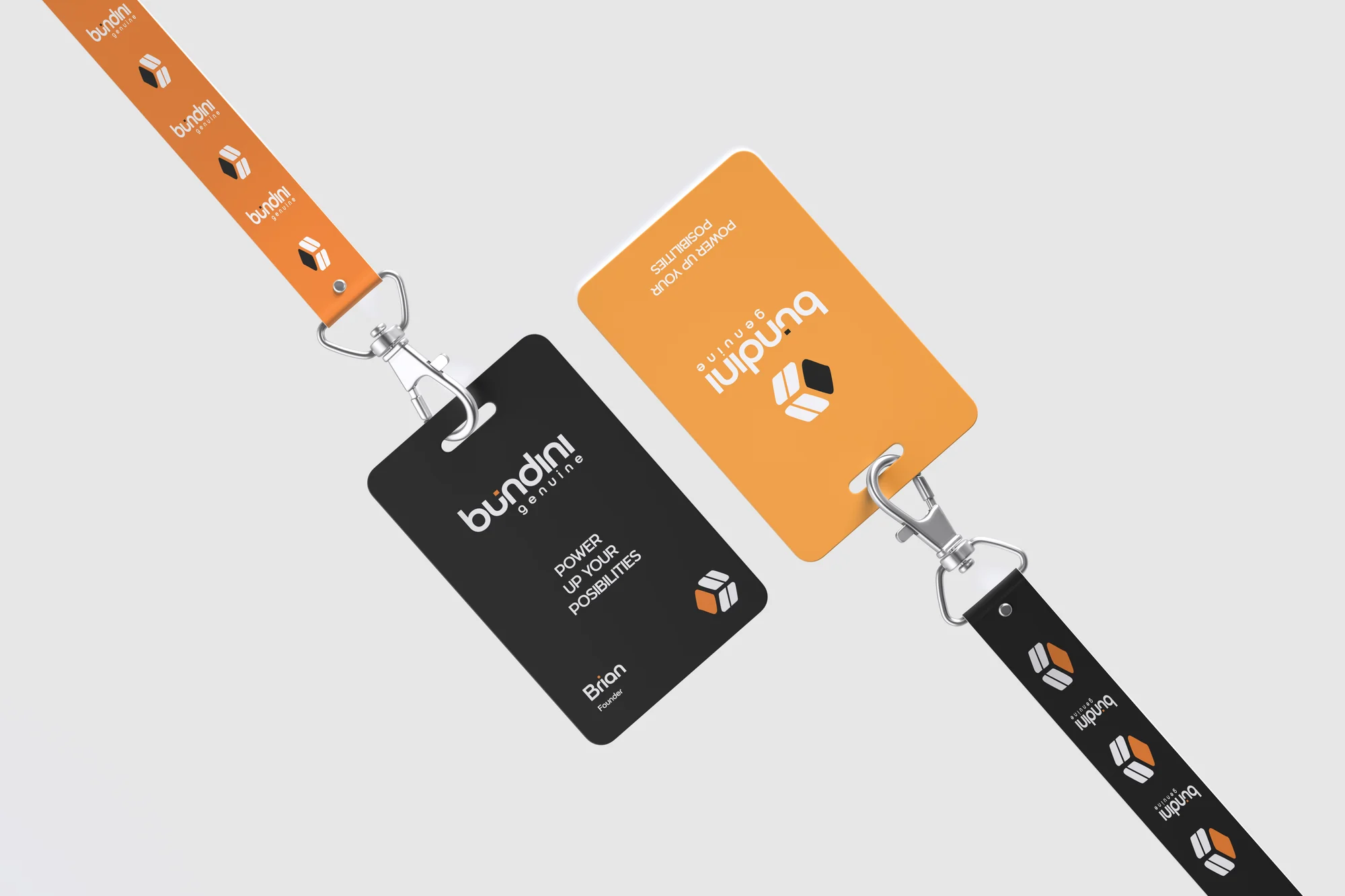 Bundini Genuine branded tag mockup