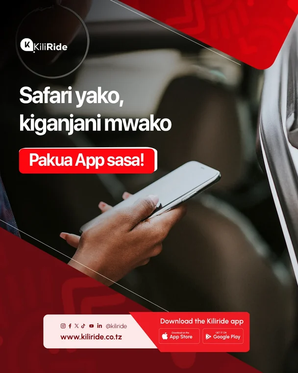 Kiliride app download campaign